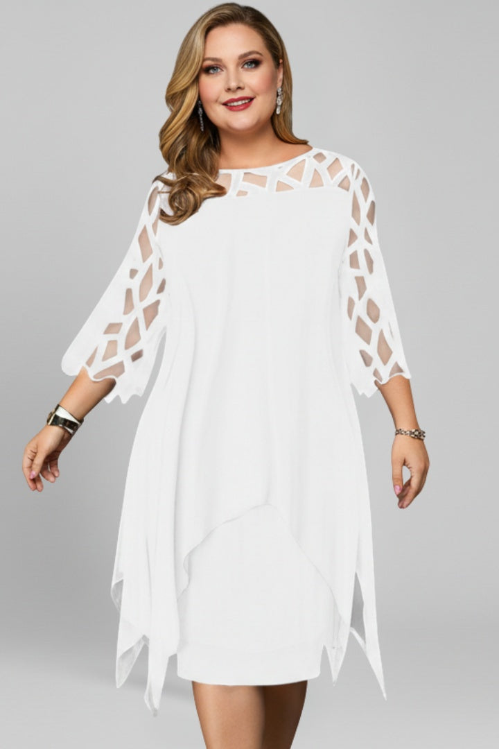 Vestido Midi Asimétrico