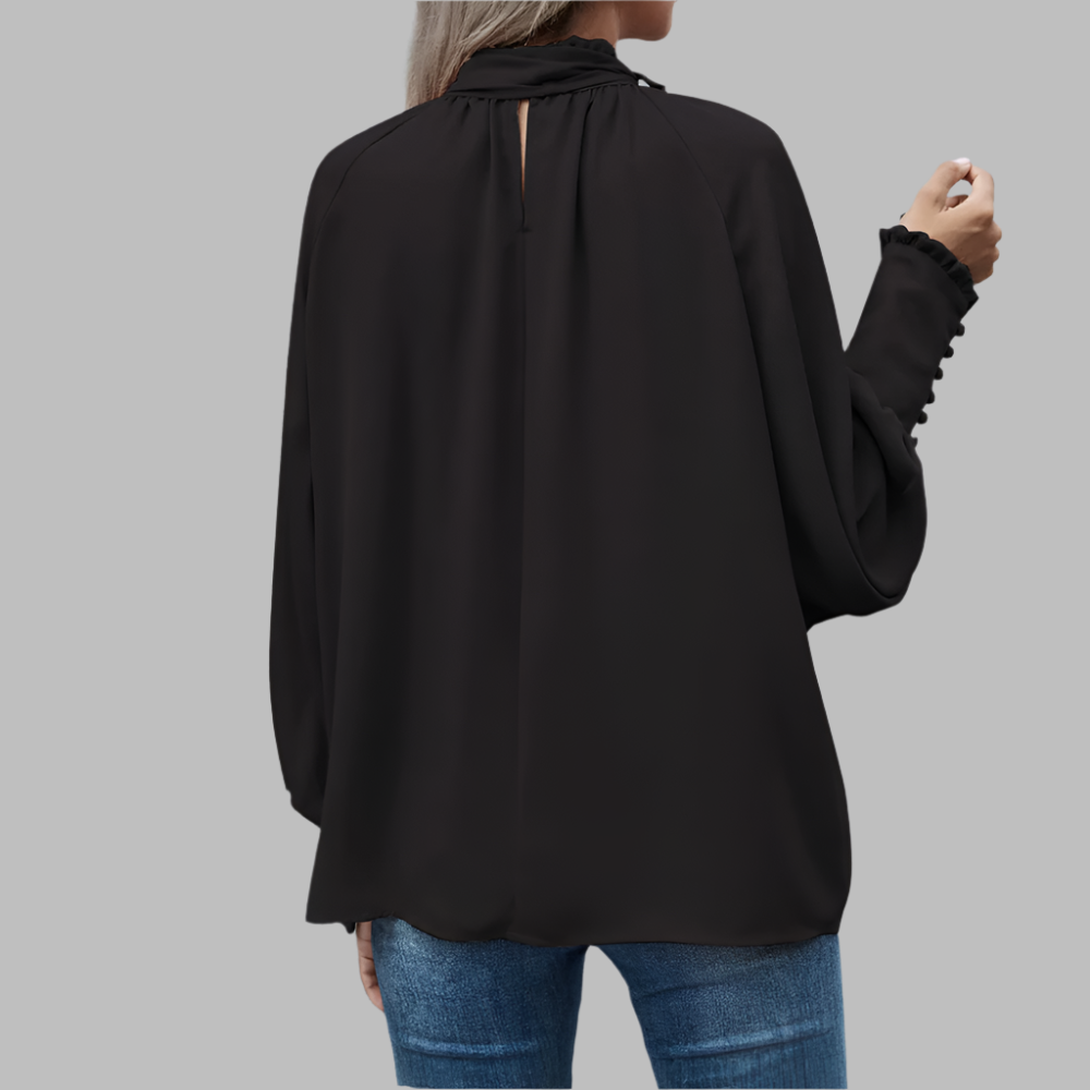 Blusa para Mujer con Lazo y Mangas largas