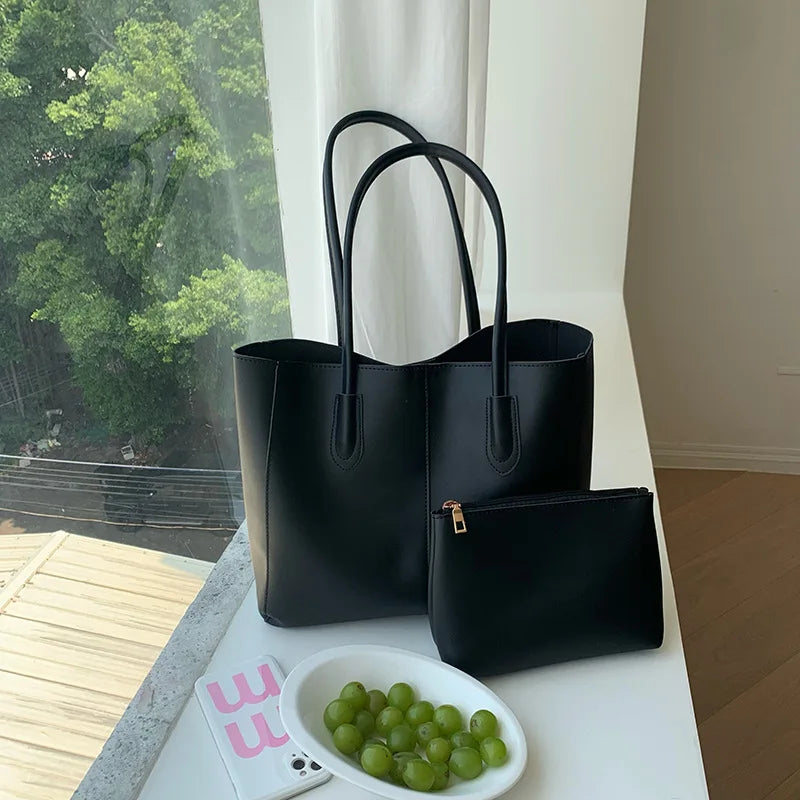 Bolso Tipo Tote Vintage de Gran Capacidad