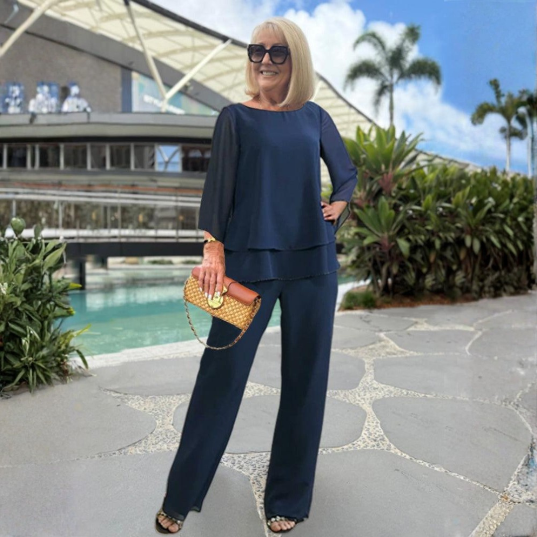 Conjunto Holgado de Dos Piezas Para Verano
