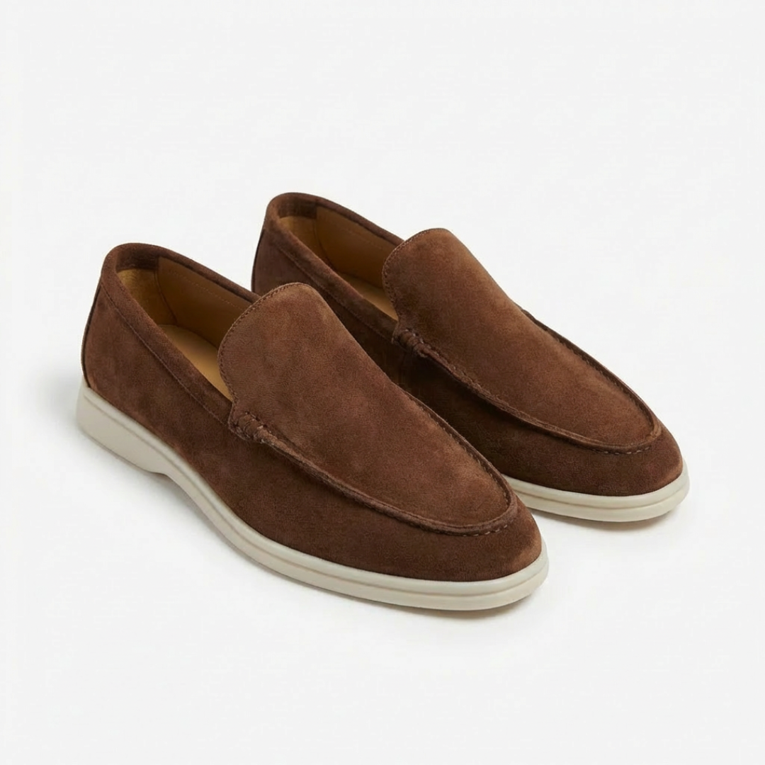 Mocasines sin Cordones y Suela en Contraste