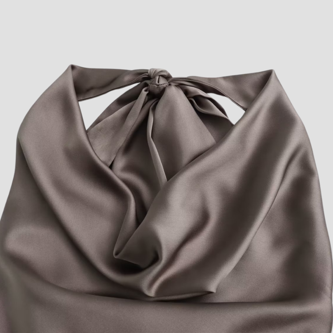 Top Halter con Tejido Suave y Elegante