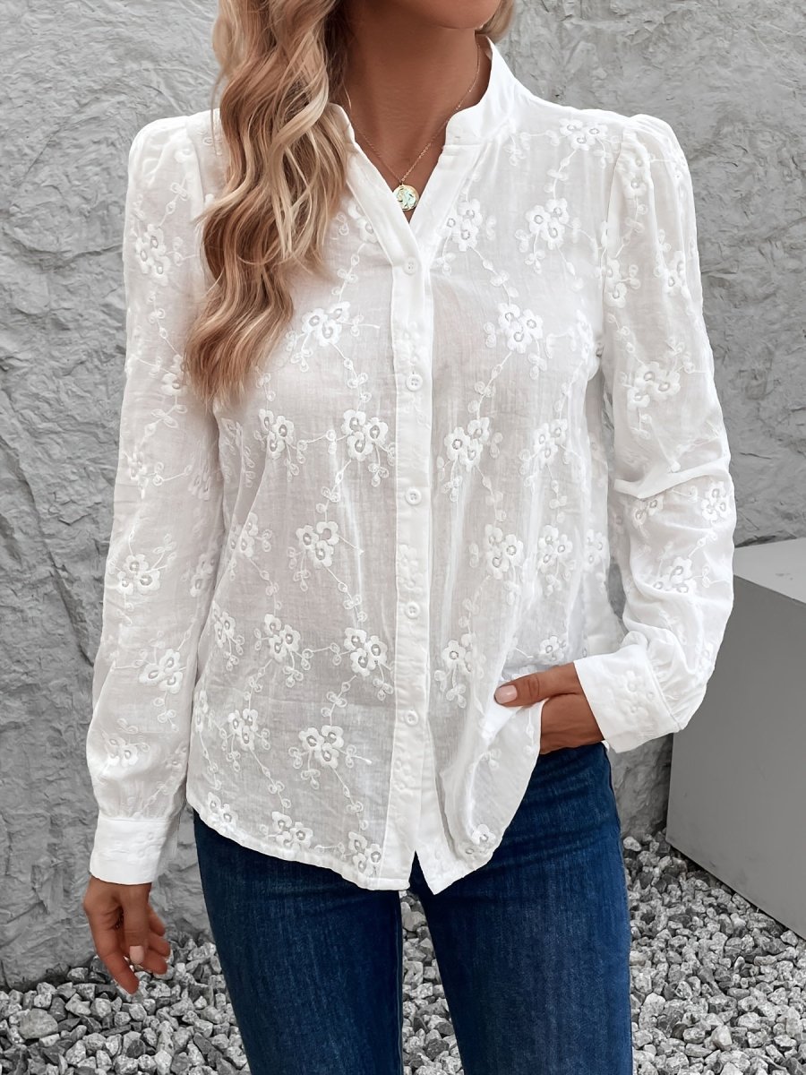 Blusa con Detalles Elegantes y Corte Fluido