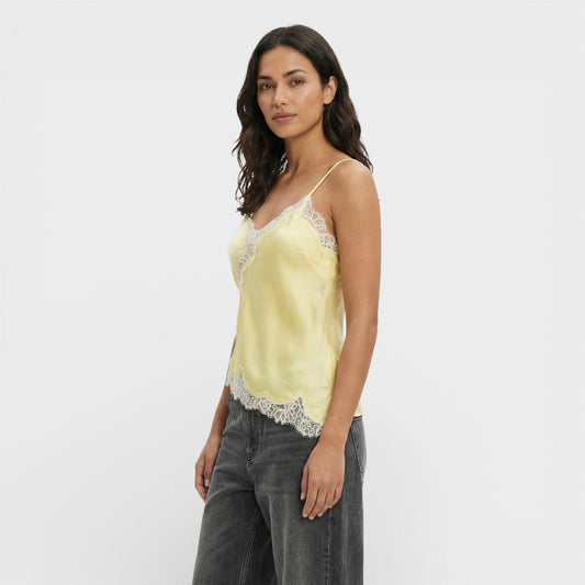 Top Lencero con Encaje de Tirantes