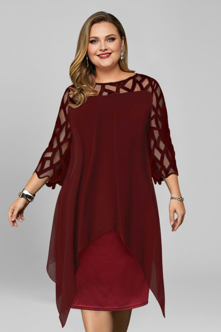 Vestido Midi Asimétrico