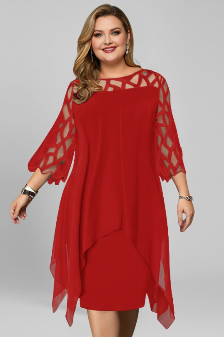 Vestido Midi Asimétrico