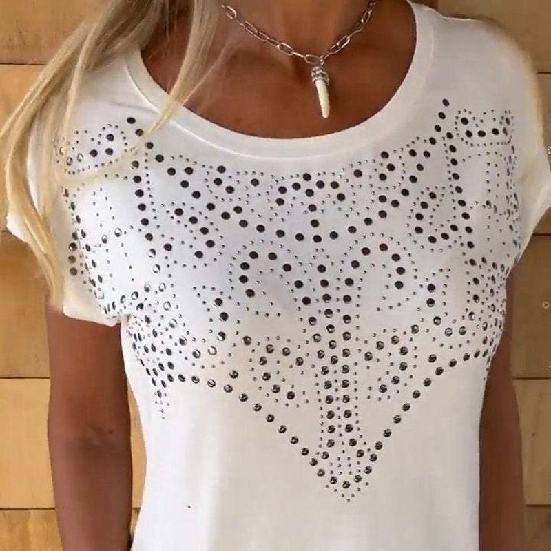 Top Corto con Flecos Estilo Cowboy